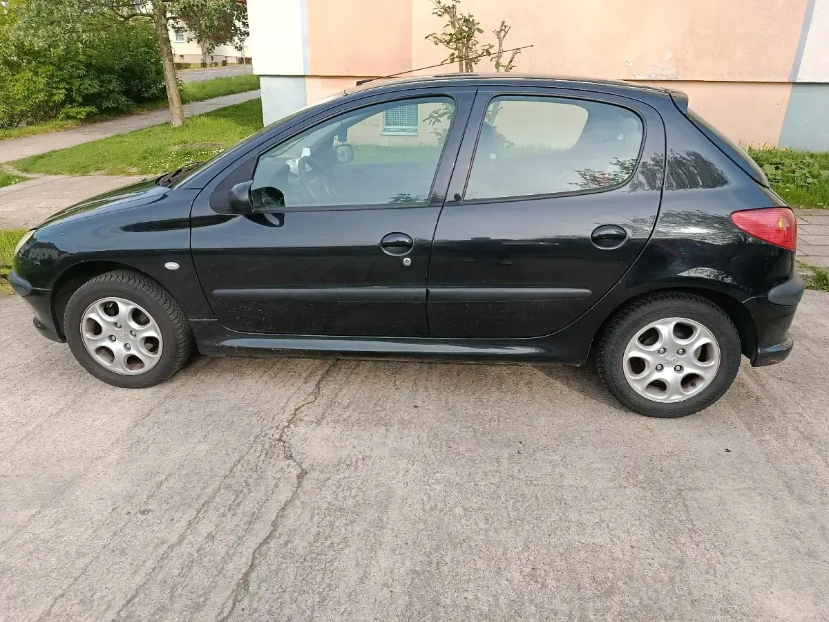 Gebraucht Peugeot 206 2002 Schwarz Kleinwagen