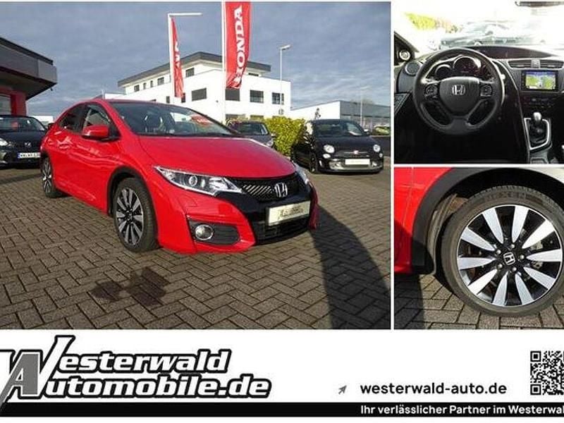 Milano red Gebraucht 2016 Honda Civic Elegance Limousine | 12.700 € (Fairer Preis) - Bild 1/4