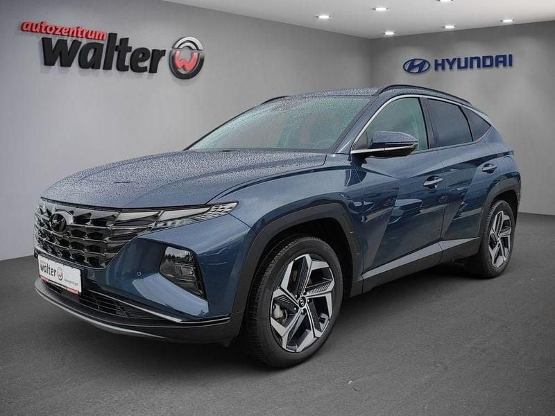 Teal blue / met Gebraucht 2024 Hyundai Tucson Trend SUV | 29.990 € (Superpreis) - Bild 1/4