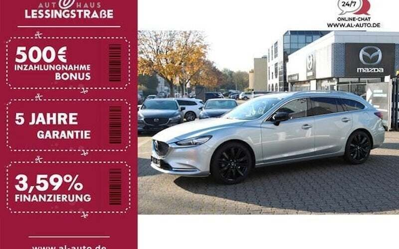 Silbern Gebraucht 2023 Mazda 6 Sports-Line Kombi | 28.777 € (Superpreis) - Bild 1/4