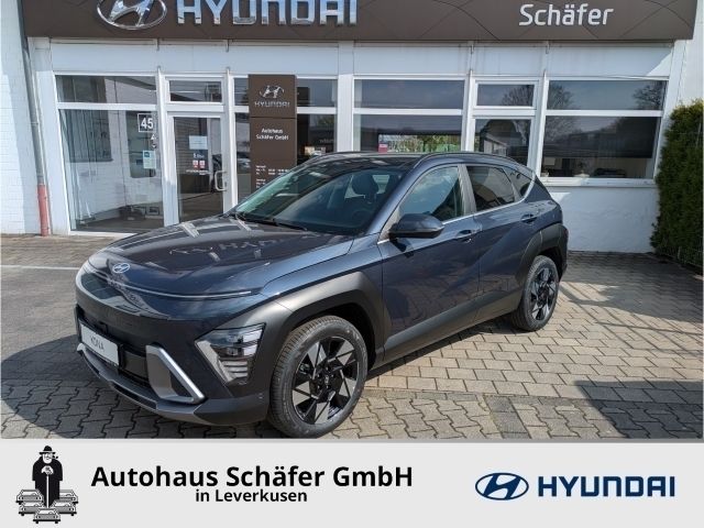 Blau Gebraucht 2022 Hyundai Kona Prime SUV | 31.648 € - Bild 1/4