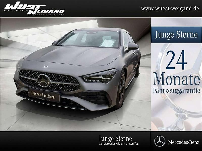 Manufaktur mountaingrau magno Gebraucht 2024 Mercedes CLA200 Shooting Brake Premium Kombi | 36.900 € - Bild 1/4