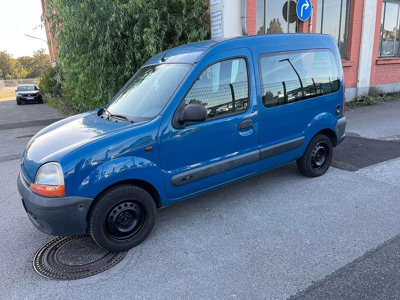 Gebraucht Renault Kangoo Authentique 58 PS (42 kW) 2003 Blau marine Van / Kleinbus
