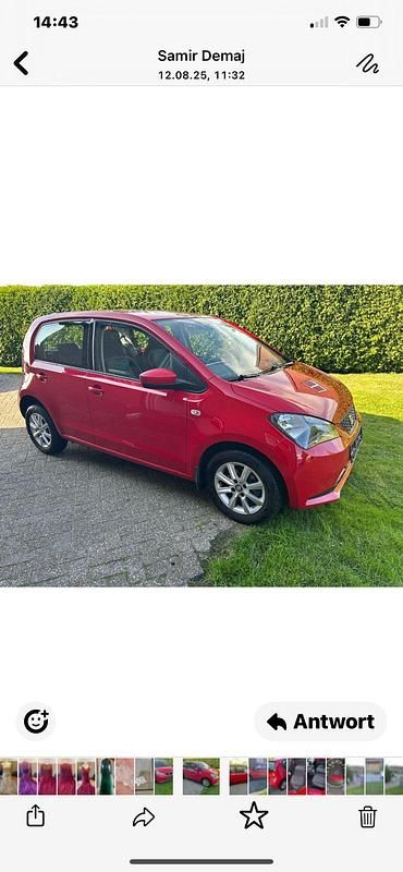 Rot Gebraucht 2017 Seat Mii Kleinwagen | 5.500 € - Bild 1/4