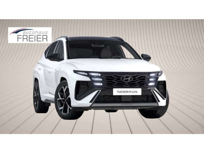 Weiß Neu 2025 Hyundai Tucson N Line SUV | 41.355 € (Teuer) - Bild 1/4
