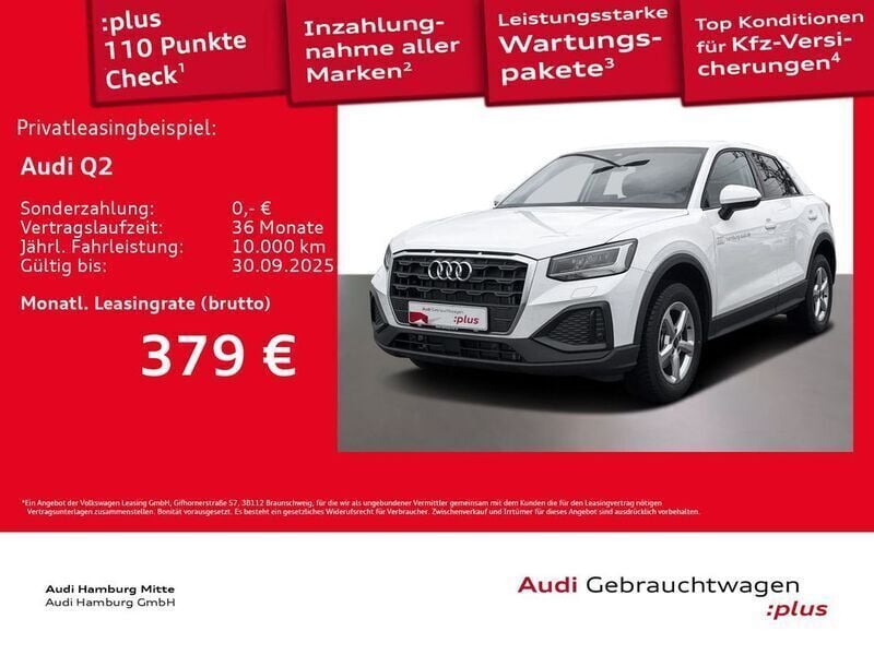 Weiß Gebraucht 2025 Audi Q2 Ambiente SUV | 30.477 € (Guter Preis) - Bild 1/3