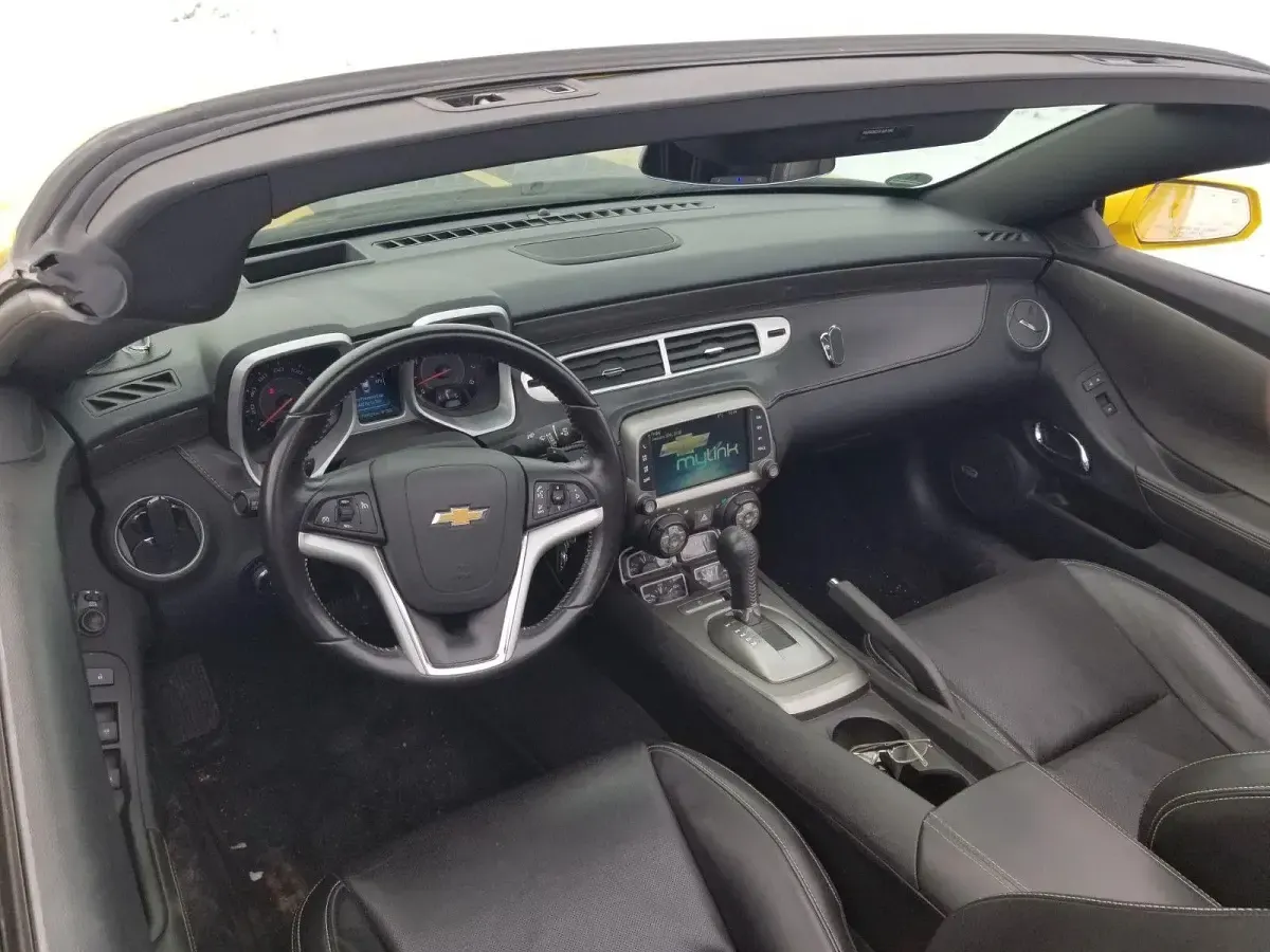 Gebraucht Chevrolet Camaro 328 PS (241 kW) 2015 Gelb Cabrio