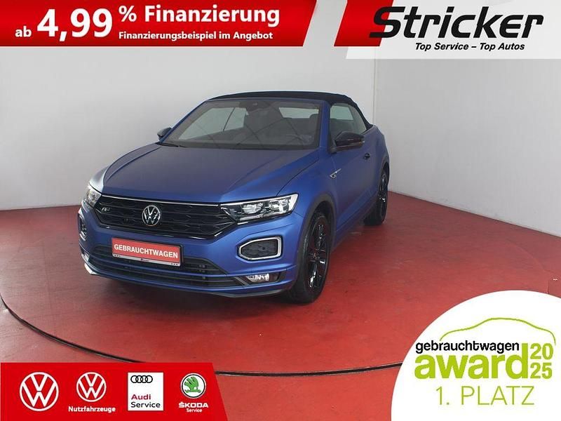 Blau Gebraucht 2021 VW T-Roc Cabriolet R-line Edition Cabrio | 28.949 € (Fairer Preis) - Bild 1/4