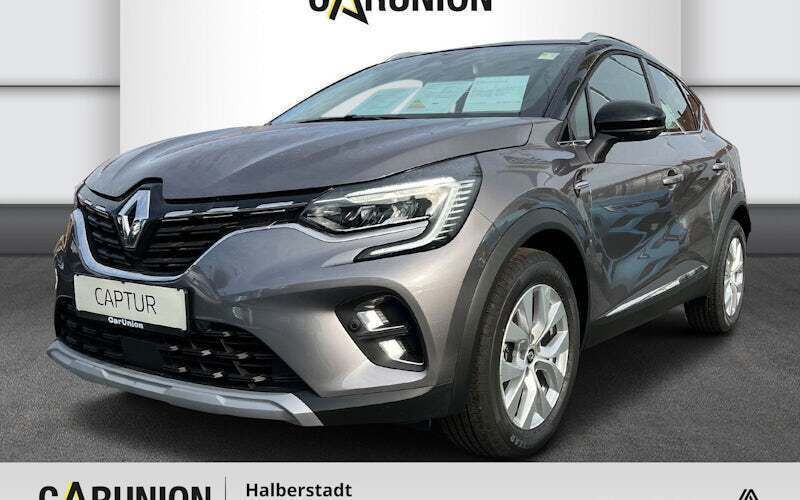 Stahlgrau metallic, black pearlschwarz metallic (grau) Gebraucht 2022 Renault Captur Intens SUV | 19.995 € (Fairer Preis) - Bild 1/4