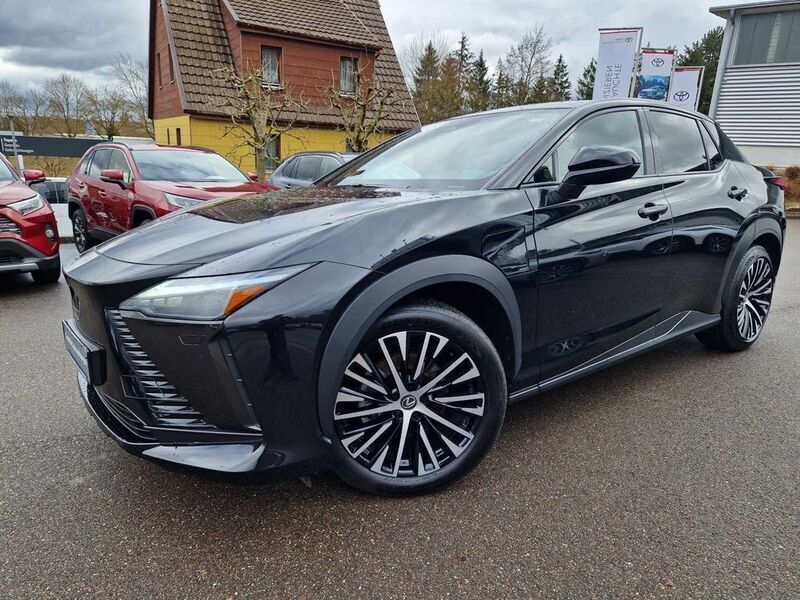 Graphitschwarz Gebraucht 2023 Lexus RZ 450e Launch Edition SUV | 45.300 € (Superpreis) - Bild 1/4