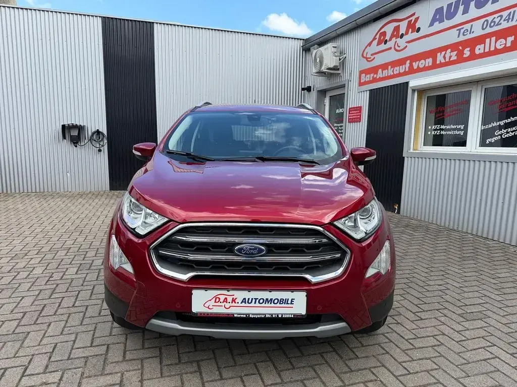 Gebraucht Ford Ecosport Titanium 125 PS (91 kW) 2019 Rot SUV