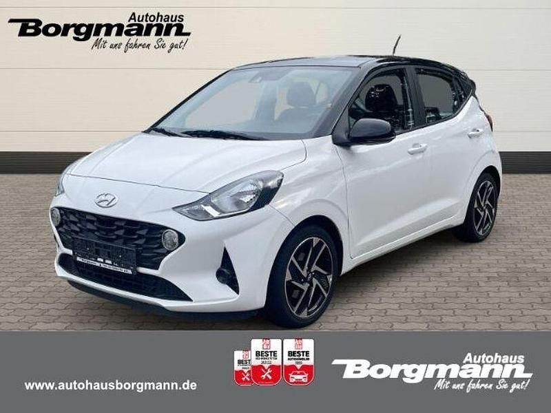 Weiss Gebraucht 2022 Hyundai i10 Trend Kleinwagen | 15.790 € (Fairer Preis) - Bild 1/4
