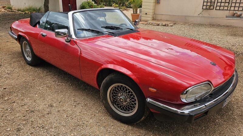 Rot Gebraucht 1989 Jaguar XJS Cabrio | 10.850 € - Bild 1/4
