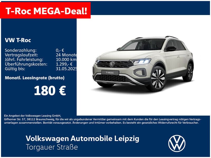 Andere farbe Gebraucht 2022 VW T-Roc Goal SUV | 31.490 € - Bild 1/3