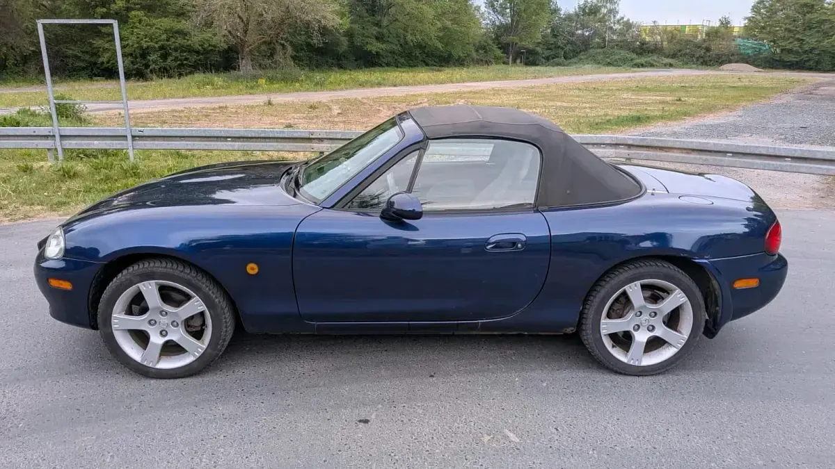 Brugt Mazda MX5 110 HK (80 kW) 2003 Blå Cabriolet