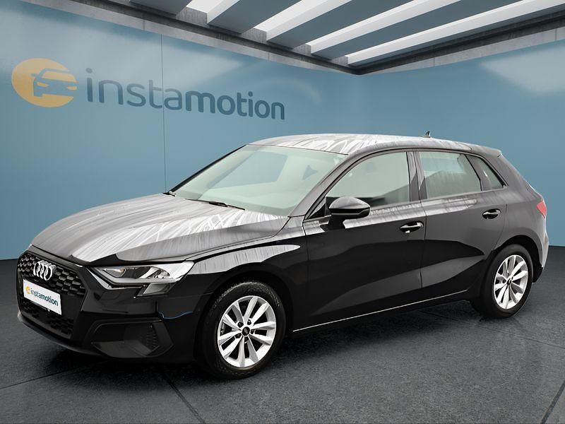 Schwarz Gebraucht 2023 Audi A3 Sportback Kleinwagen | 24.999 € (Guter Preis) - Bild 1/4