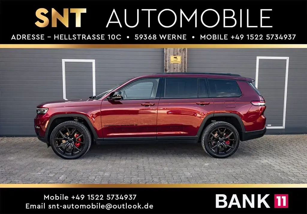 Gebraucht Jeep Grand Cherokee Limited 286 PS (210 kW) 2021 Rot SUV