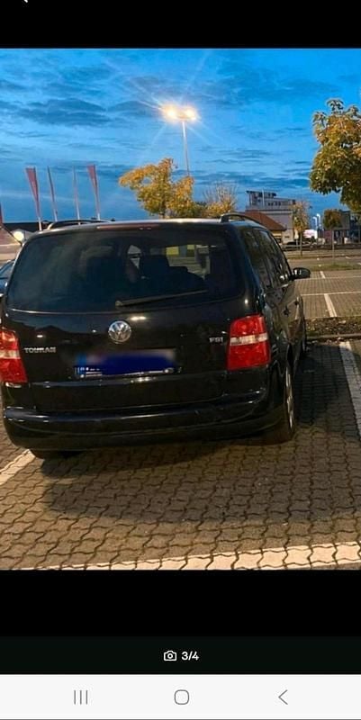 Gebraucht VW Touran 116 PS (85 kW) 2005 Schwarz Van / Kleinbus