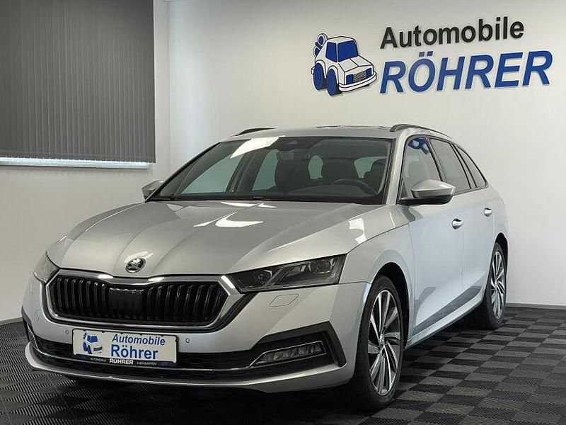 Silber brilliantsilber metallic (metallic) Gebraucht 2021 Skoda Octavia First Edition Kombi | 18.500 € (Guter Preis) - Bild 1/4