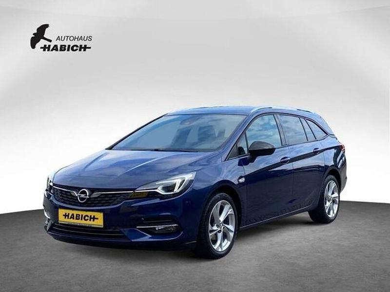 Blau Gebraucht 2021 Opel Astra Kombi | 15.795 € (Teuer) - Bild 1/4