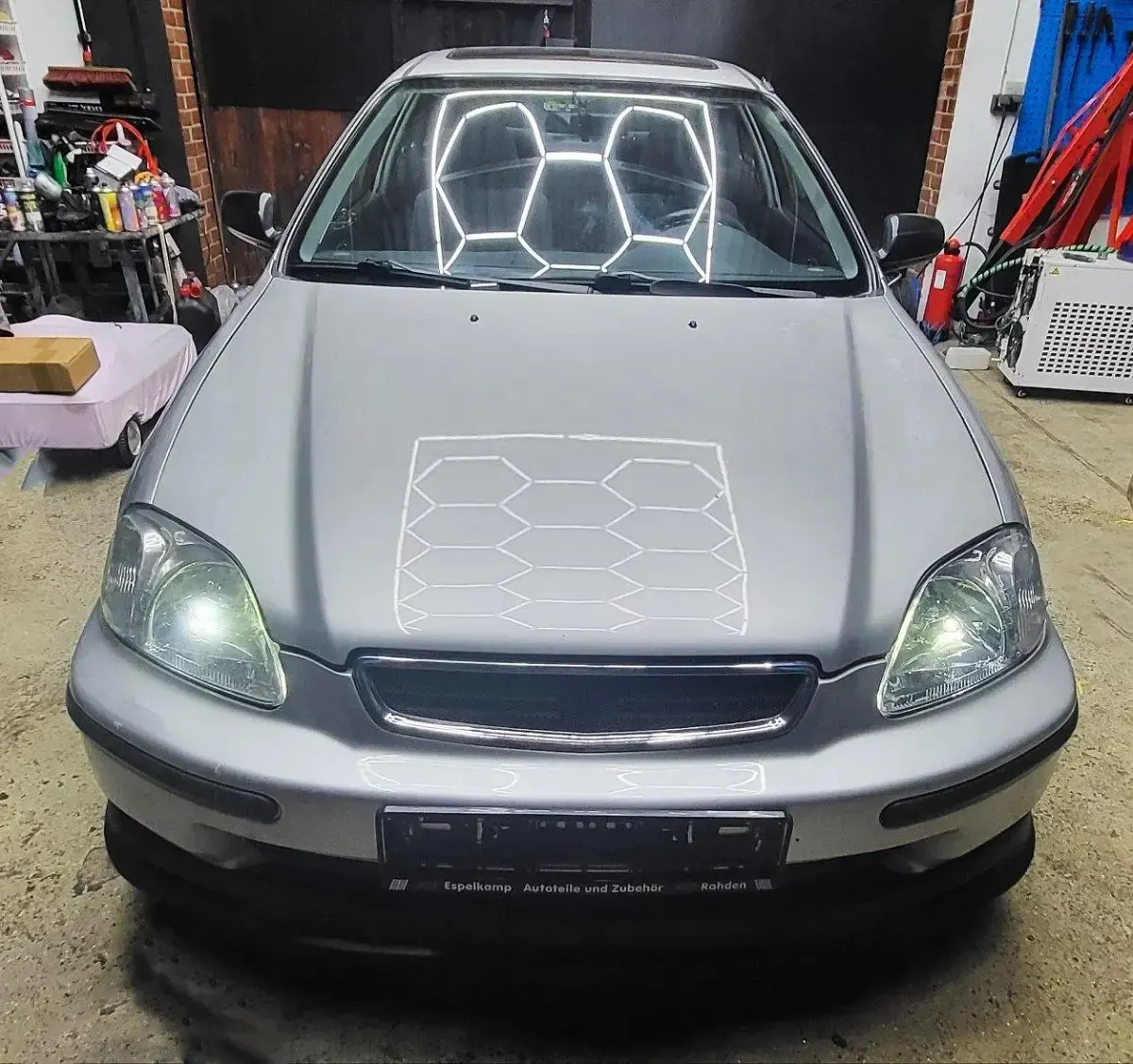 Gebraucht Honda Civic LS 105 PS (77 kW) 1996 Silber Coupé
