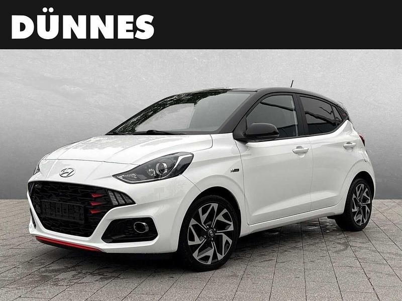 Polar white Gebraucht 2022 Hyundai i10 N Line Kleinwagen | 15.850 € (Fairer Preis) - Bild 1/4