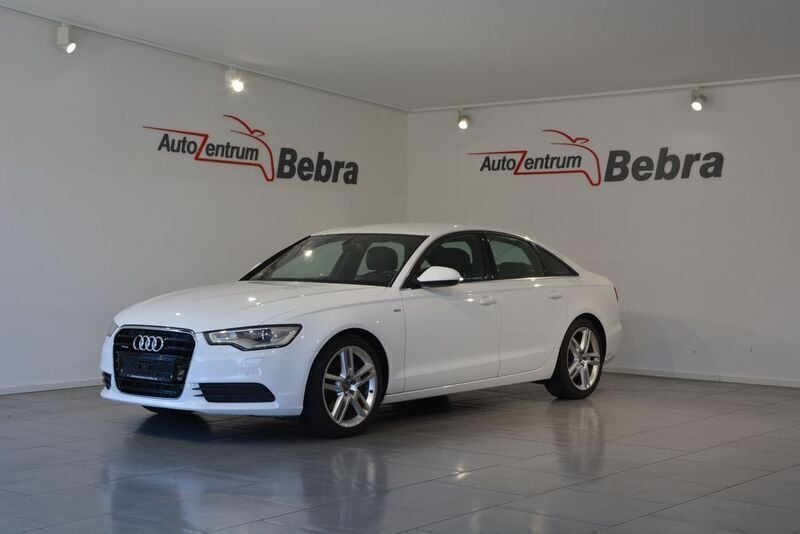 Weiss Gebraucht 2013 Audi A6 S-Line Limousine | 12.290 € (Fairer Preis) - Bild 1/4