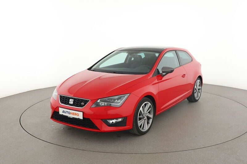 Rot Gebraucht 2015 Seat Leon FR Coupé | 12.710 € (Fairer Preis) - Bild 1/4