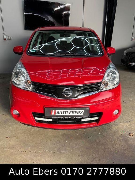 Gebraucht Nissan Note Acenta 88 PS (64 kW) 2010 Rot Kleinwagen