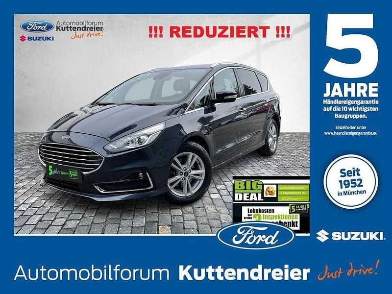 Gebraucht Ford S-MAX Titanium 150 PS (110 kW) 2021 Pantherblau metallic Van / Kleinbus