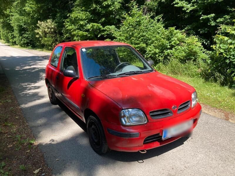 Rot Gebraucht 2000 Nissan Micra Kleinwagen | 350 € (Superpreis) - Bild 1/4