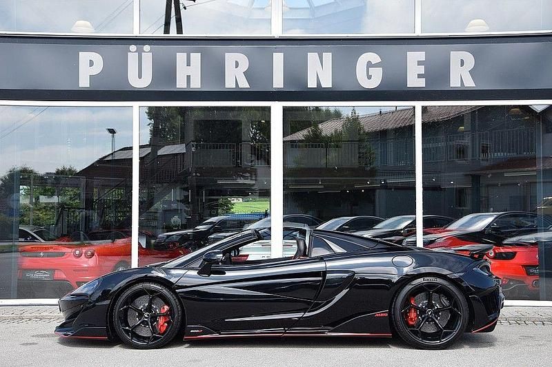 Schwarz Gebraucht 2019 McLaren 600LT Spider Cabrio | 227.900 € - Bild 1/4