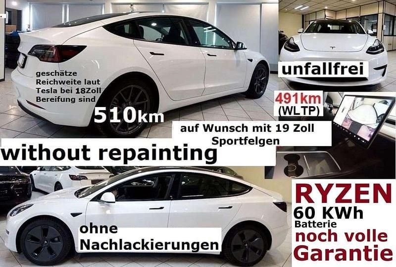 Gebraucht Tesla Model 3 208 kW (283 PS) 2022 Weiß metallic Limousine