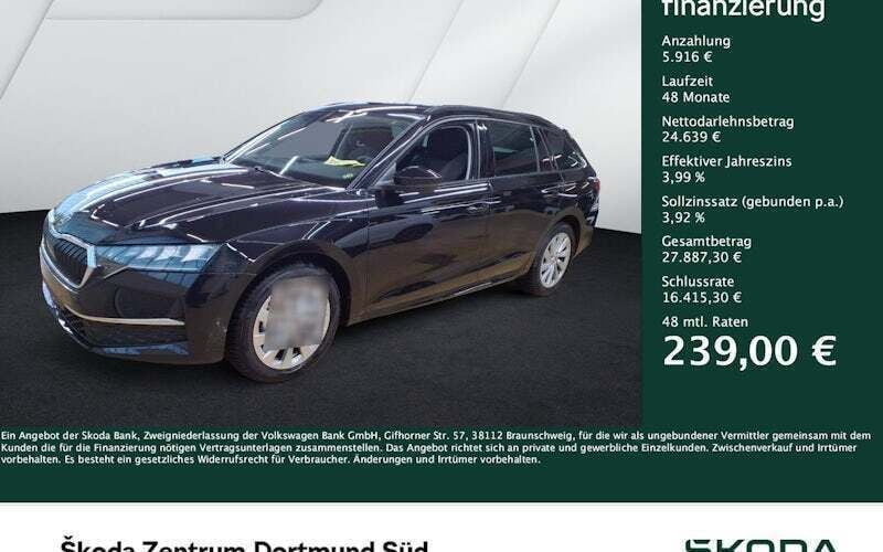 Schwarz Gebraucht 2024 Skoda Octavia Selection Kombi | 30.555 € (Fairer Preis) - Bild 1/4