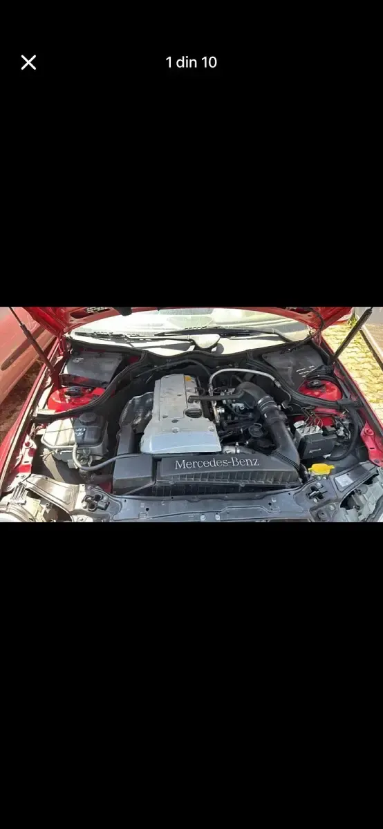 Gebraucht Mercedes C180 129 PS (94 kW) 2001 Rot Coupé