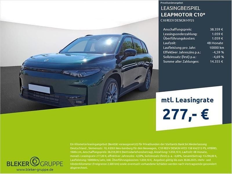 Glazed green Neu 2025 Leapmotor C10 SUV | 38.359 € (Fairer Preis) - Bild 1/3