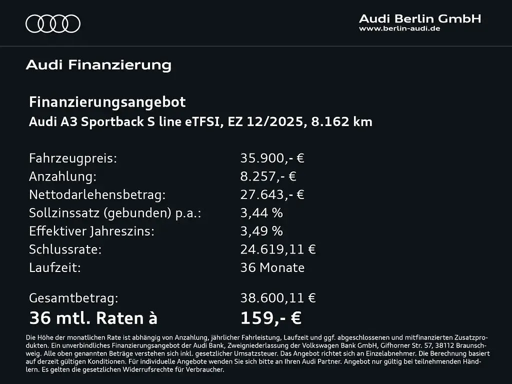 Gebraucht Audi A3 S-Line 272 PS (200 kW) 2025 Progressivrot metallic Limousine