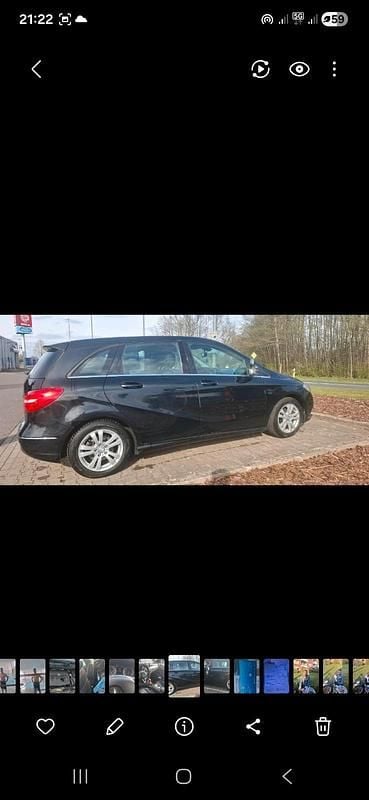 Gebraucht Mercedes B220 170 PS (125 kW) 2014 Schwarz Van / Kleinbus