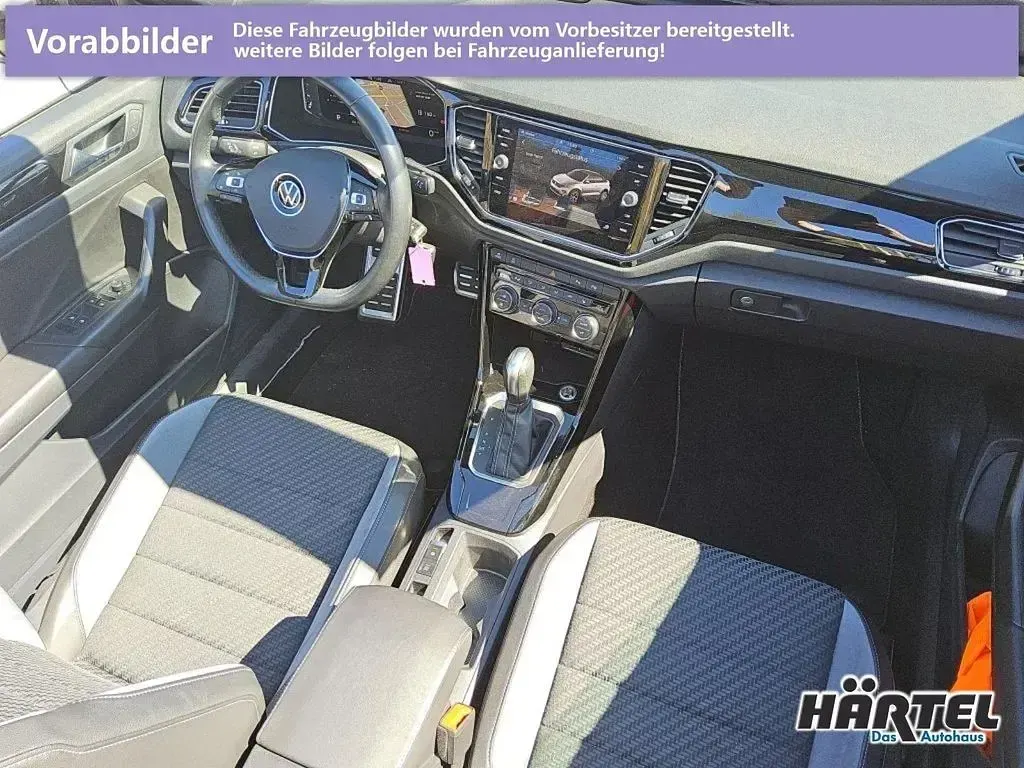 Gebraucht VW T-Roc Cabriolet R-line Edition 150 PS (110 kW) 2022 Ravennablau (blue), matt Cabrio