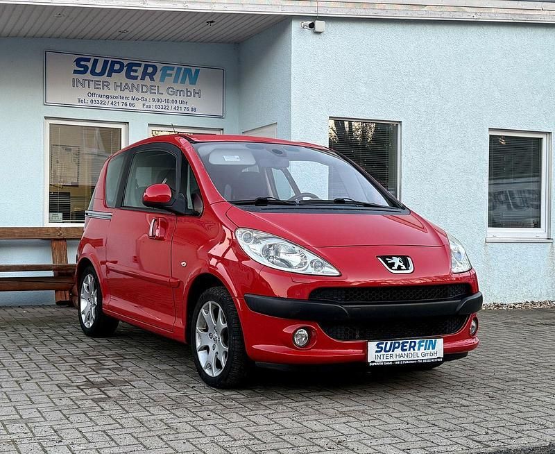 Rot Gebraucht 2009 Peugeot 1007 Premium Kleinwagen | 1.770 € (Superpreis) - Bild 1/4