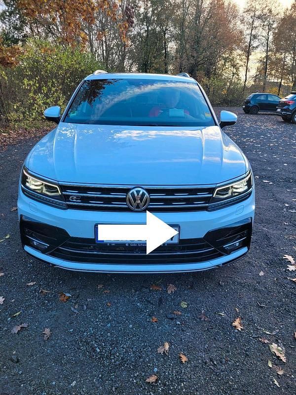 Weiß Gebraucht 2019 VW Tiguan R-line SUV | 25.990 € (Guter Preis) - Bild 1/4