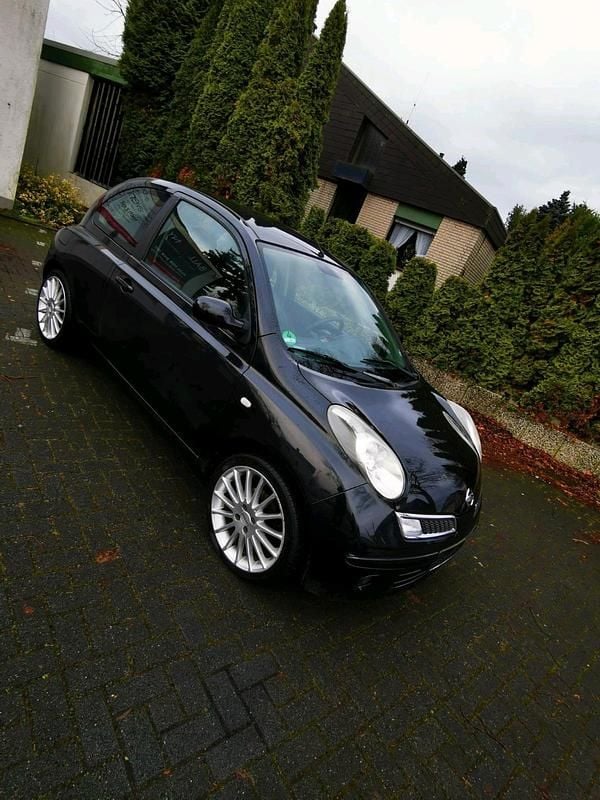 Schwarz Gebraucht 2008 Nissan Micra Kleinwagen | 1.500 € (Guter Preis) - Bild 1/4