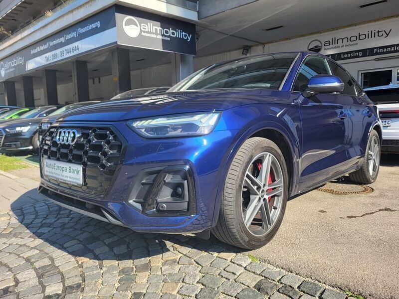 Blau Gebraucht 2021 Audi SQ5 Sportback Sport SUV | 45.000 € (Etwas zu teuer) - Bild 1/4