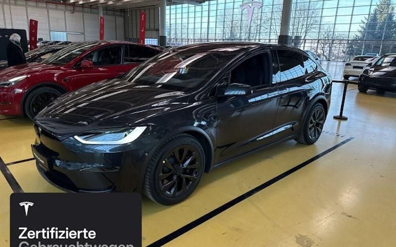 Grau Gebraucht 2024 Tesla Model X SUV | 89.300 € (Guter Preis) - Bild 1/4