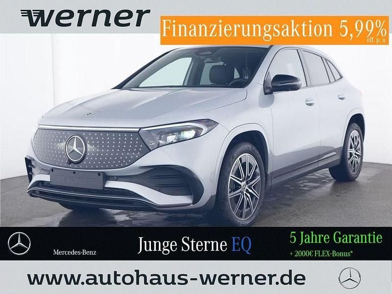 Lack hightechsilber Gebraucht 2023 Mercedes EQA250+ AMG Line Premium SUV | 40.640 € (Teuer) - Bild 1/4