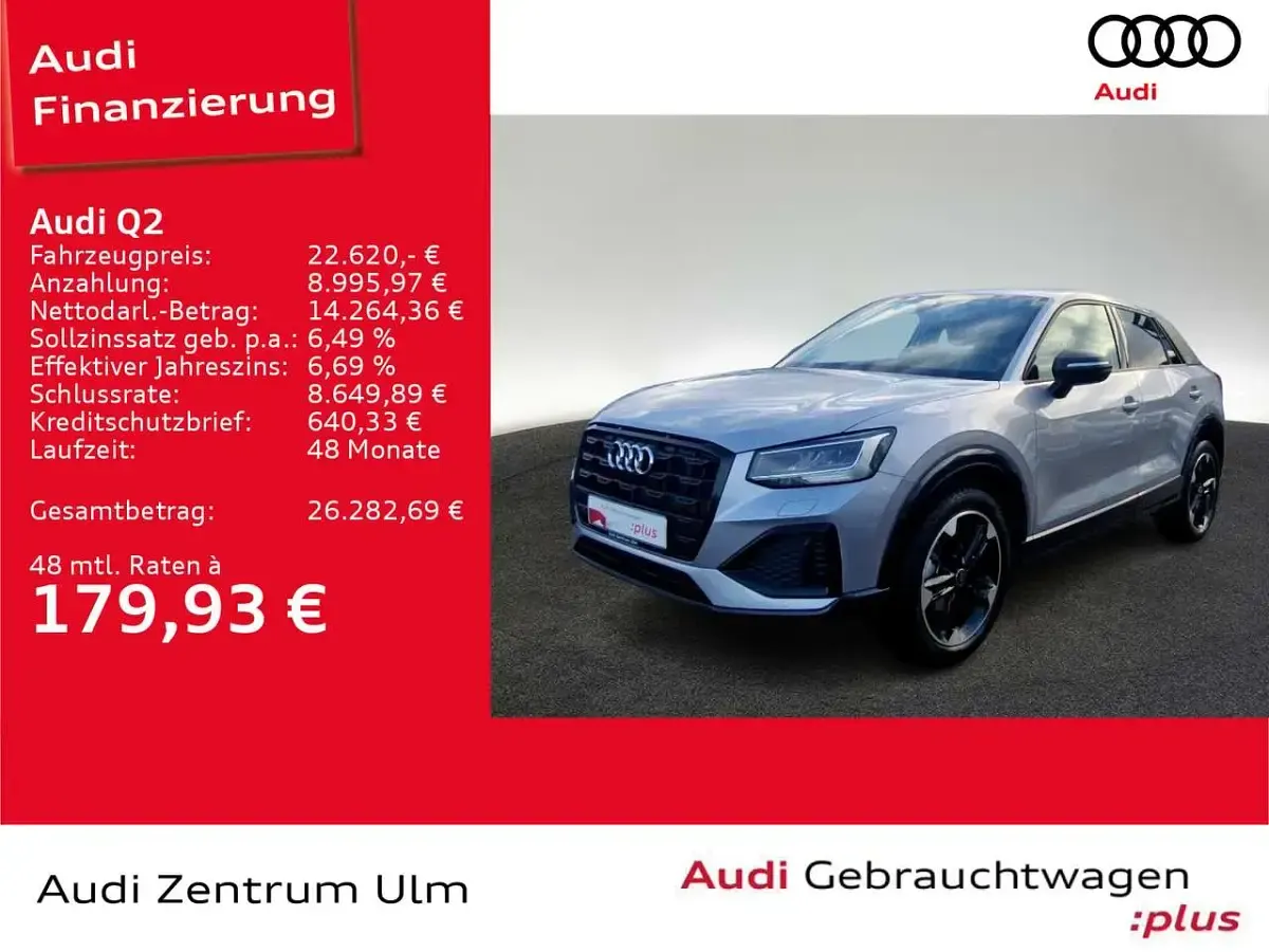 Gebraucht Audi Q2 Advanced 116 PS (85 kW) 2025 Florettsilber metallic SUV