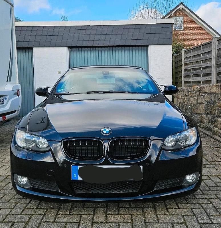 Schwarz Gebraucht 2008 BMW 320 Cabriolet Cabrio | 11.500 € (Teuer) - Bild 1/4