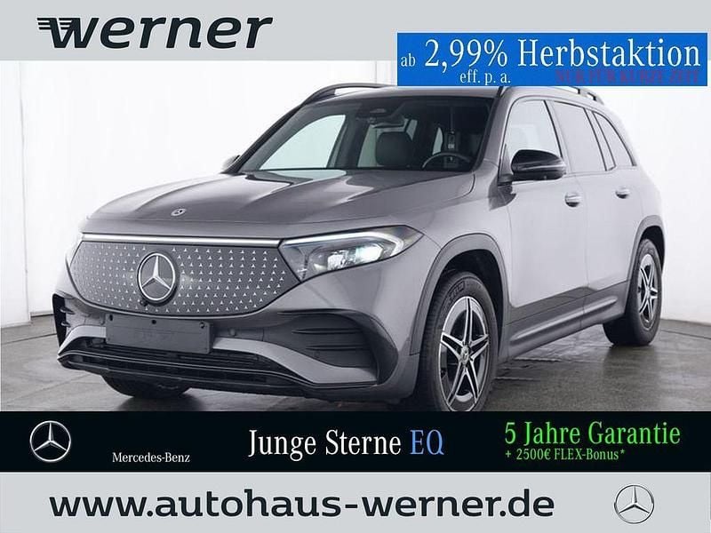Lack mountaingrau (metallic) Gebraucht 2024 Mercedes EQB350 AMG Line Premium SUV | 43.934 € (Superpreis) - Bild 1/4