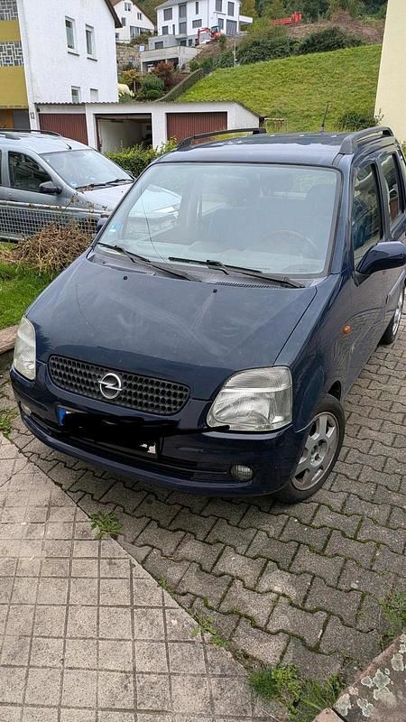 Blau Gebraucht 2001 Opel Agila Kleinwagen | 850 € (Fairer Preis) - Bild 1/4