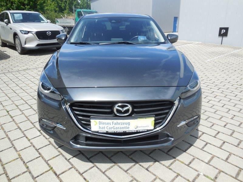 Gebraucht Mazda 3 Exclusive-Line 120 PS (88 kW) 2017 Matrixgrau metallic Limousine